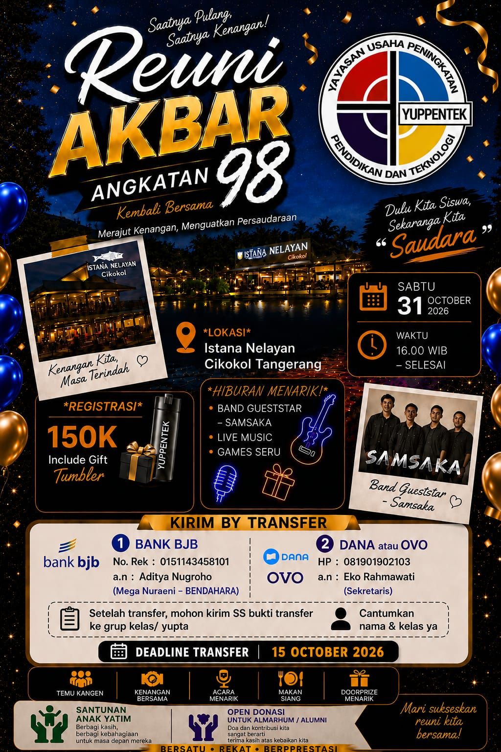 Poster Reuni Akbar Angkatan 98